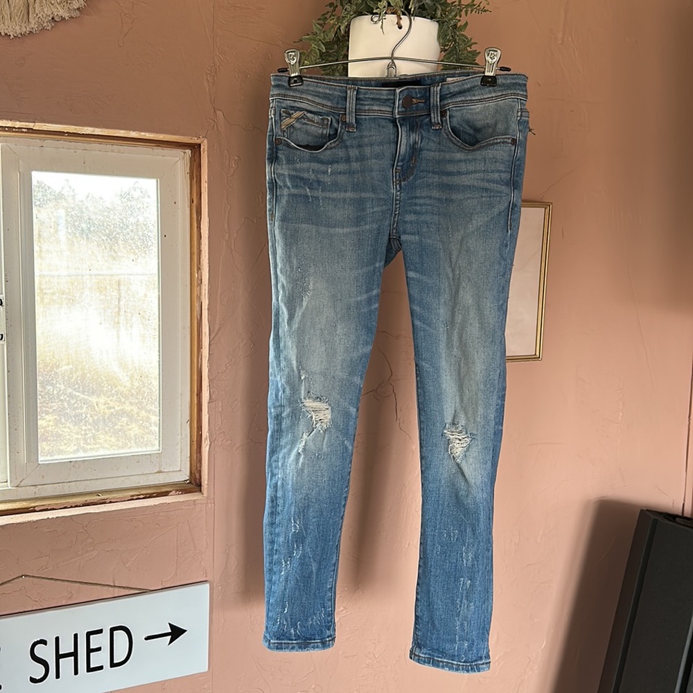 Buckle Black Ankle Skinny size 25 cropped jeans